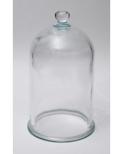 Fischer Technical 5" X 9" Glass Bell Jar With Knob